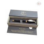 Parker Fusion Laque Black Gold Trim Ballpoint Pen - Image 4
