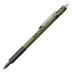 Scrikss 0.5mm Mechanical Clutch Lead Pen Pencil Matte Green Body Matri-X Series Eraser Included - Image 4