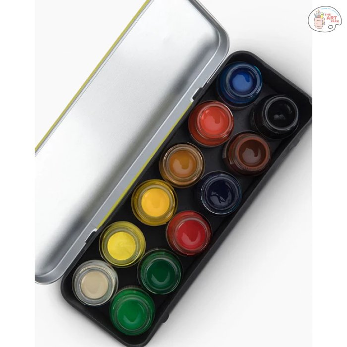 Camel Student Poster Colours- Assorted Tin Pack of 12 Shades in 10ml - Image 5