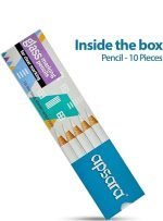 Apsara Glass Marking Pencils, Long-lasting Use, Made of Quality Wood Material, Resistant to Water & Fading, Smooth & Practical to Use, Easy for Marking- White (Pack of 10) - Image 4