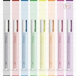 Scrikss Office Smoothie Gel Pen, Upper & Lower Body & Grip Made Of ABS Plastic, ABS Plastic Clip, 0.7mm Gel Refill - Assorted Colours Pens with Respective Coloured Refills SET OF 8 - Image 2