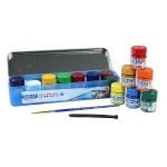 DOMS 14 Shades Poster Colours | Rich & Vibrant Colors | Free Agigator & Brush Inside For Uniform Mixing | Non-Toxic & Safe For Childrens - Image 4