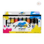 Daler-Rowney System3 Acrylic Colour Selection Set (8x75ml Tubes)