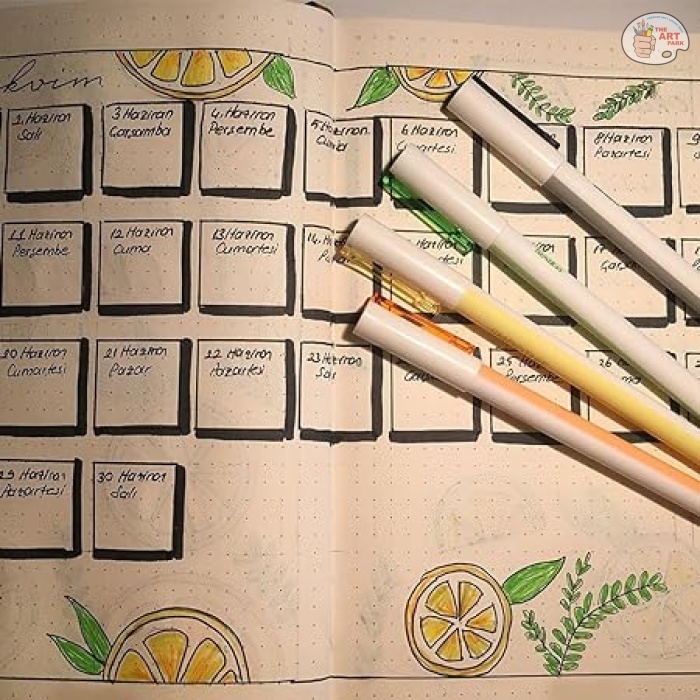 Scrikss Office Smoothie Gel Pen, Upper & Lower Body & Grip Made Of ABS Plastic, ABS Plastic Clip, 0.7mm Gel Refill - Assorted Colours Pens with Respective Coloured Refills SET OF 8 - Image 5