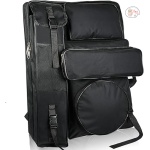 Art Canvas Bag, Large Art Portfolio Case with Zipper Design Shoulder Strap & Tote, Artist Backpack for Storage Artwork Sketch, Drawing, Canvas, Photography, Poster, Art Bag for Kid Student Teacher - Image 4