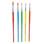 DOMS ROUND Paint Brushes - COLOURMATE | Synthetic ROUND | Set of 5. - Image 3