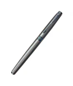 PARKER ASTER BRUSHED METAL CHROME TRIM ROLLER PEN - Image 2