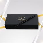 PARKER INSIGNIA MATTE BLACK METAL TRIM BALL PEN SLIM - Image 2
