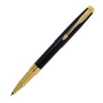PARKER ASTER LAQUE BLACK GOLD TRIM ROLLER PEN
