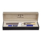 PARKER ASTER LAQUE BROWN GOLD TRIM ROLLER PEN - Image 3