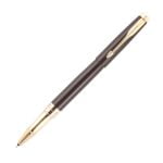 PARKER ASTER LAQUE BROWN GOLD TRIM ROLLER PEN
