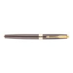 PARKER ASTER LAQUE BROWN GOLD TRIM ROLLER PEN - Image 7