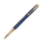 PARKER ASTER MATTE BLUE GOLD TRIM ROLLER PEN - Image 5