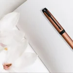 Parker Ambient Rose Gold Black Metal Trim Ball Pen - Image 6