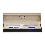 PARKER ASTER SHINY CHROME GOLD TRIM ROLLER PEN - Image 5