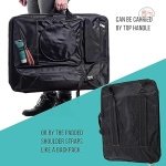 ARTIST BAG Art Supply Black Nylon Art Supplies Portfolio Carry Backpack Bag, Size: 19" x 26" - Image 4