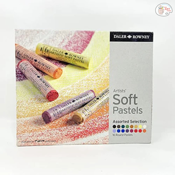 Daler-Rowney Artists’ Soft Pastel Set of 16Pcs Assorted - Image 1