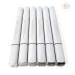 BRUSTRO Twin Tip Alcohol Based Marker Sets 6 (Warm Grey A) in Crossline PP See Through Box - Image 5