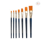 FABER CASTELL FLATE BRUSH Paint Brush - SYNTHETIC | Set of 7. - Image 3