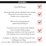 Scrikss | Twist | Mechanical Pencil | Black-0.5mm - Image 3