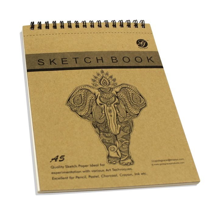 GOD'S GRESS A5 WIRO SKETCH BOOK A5 50(25SHEET) 140GSM - Image 2