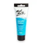 MONT MARTE Acrylic Colour Paint Signature 75ml (2.5 US fl.oz) Tube - Cerulean Blue SKU: MSCH7517