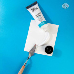 MONT MARTE Acrylic Colour Paint Signature 75ml (2.5 US fl.oz) Tube - Titanium White SKU: MSCH7501 - Image 7