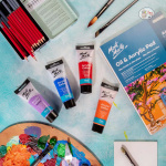 MONT MARTE Acrylic Colour Paint Signature 75ml (2.5 US fl.oz) Tube - Cobalt Blue SKU: MSCH7519 - Image 6