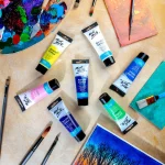 MONT MARTE Acrylic Colour Paint Signature 75ml (2.5 US fl.oz) Tube - Phthalo Blue SKU: MSCH7520 - Image 5