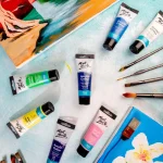 MONT MARTE Acrylic Colour Paint Signature 75ml (2.5 US fl.oz) Tube - Phthalo Blue SKU: MSCH7520 - Image 6