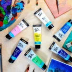 MONT MARTE Acrylic Colour Paint Signature 75ml (2.5 US fl.oz) Tube - Lemon Yellow - Image 5