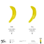 MONT MARTE Acrylic Colour Paint Signature 75ml (2.5 US fl.oz) Tube - Lemon Yellow - Image 7