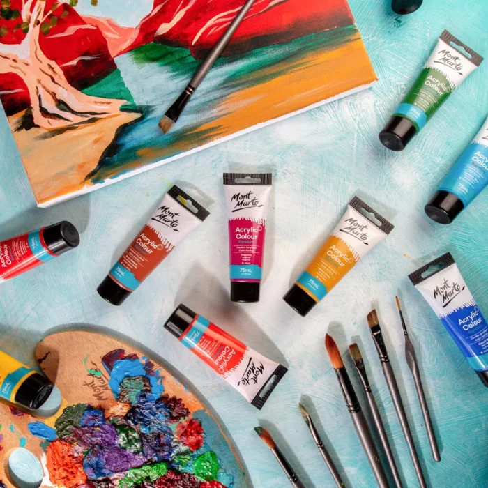 Acrylic Colour Paint Signature 75ml (2.5 US fl.oz) Tube - Magenta SKU: MSCH7513 - Image 5