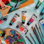 MONT MARTE Acrylic Colour Paint Signature 75ml (2.5 US fl.oz) Tube - Yellow Ochre SKU: MSCH7505 - Image 6