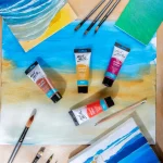 MONT MARTE Acrylic Colour Paint Signature 75ml (2.5 US fl.oz) Tube - Yellow Ochre SKU: MSCH7505 - Image 7