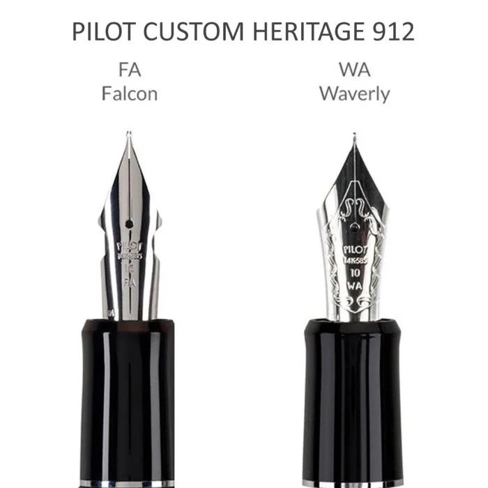 Pilot Custom Heritage 912 Black CT Fountain Pen - Image 4