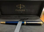 Parker Ambient Blue GOLD TRIM Ballpoint Pen - Image 3