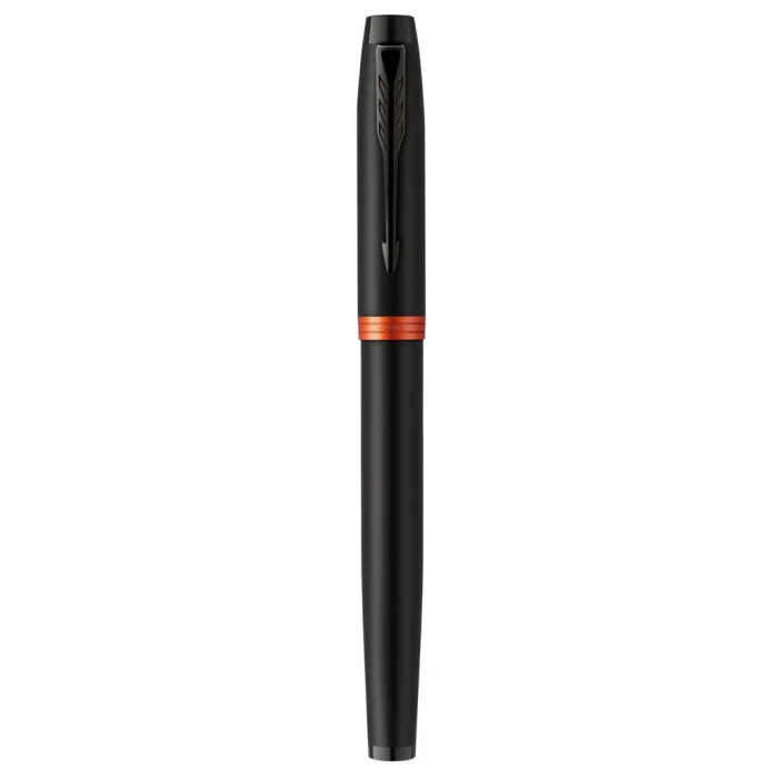 PARKER IM FLAME ORANGE BLACK trim ROLLERPEN - Image 7