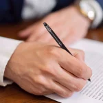 Parker Insignia Matte Black CT Ballpoint Pen SLIM - Image 5