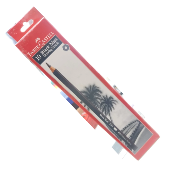 Untitled design (1) FABER CASTELL 2B GRADE BLACK MATT DRAWING PENCIL - Image 1