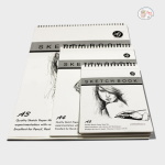 GOD'S GRACE A5 SPIRAL SKETCH BOOK WHITE TITLE 100PGS 100GSM - Image 4