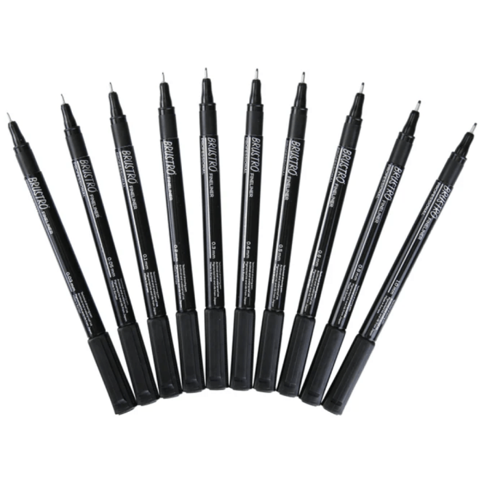 Brustro Professional Pigment Based Fineliner LOOSE - Image 2