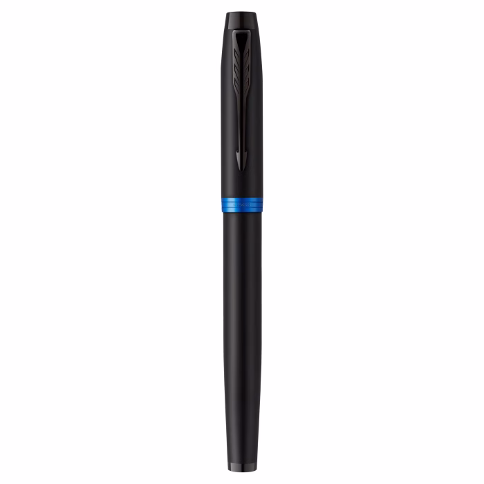 PARKER IM MARINE BLUE BLACK trim ROLLERPEN - Image 6