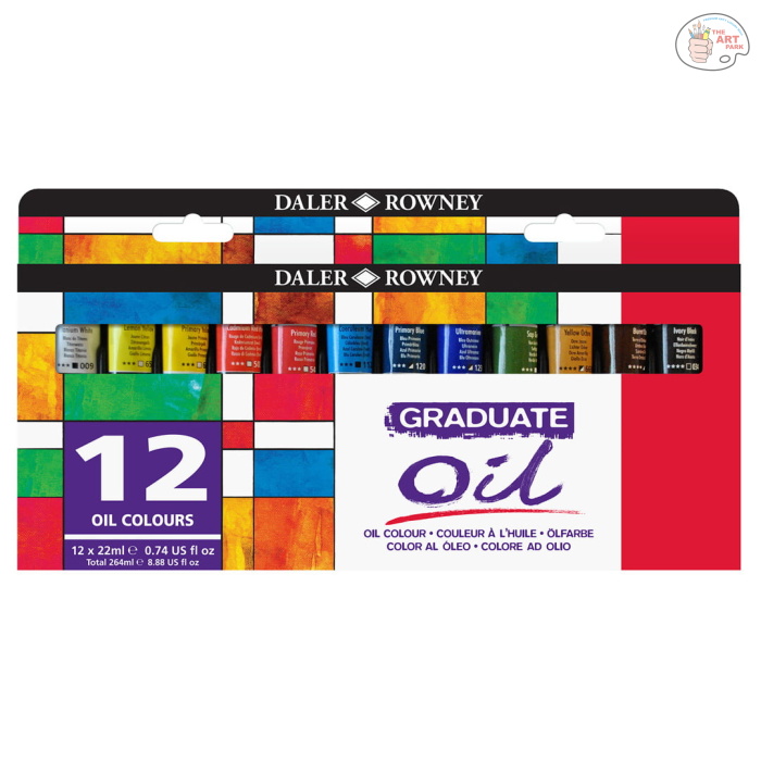 Daler-Rowney Graduate Oil 12X22 ML SET - Image 3