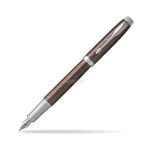 PARKER IM Premium Brown Chrome Trim Fountain Pen - Image 4