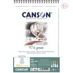 Canson C à grain 125 GSM Fine Grain 14.8 x 22.7 CM Spiral Sketch Pad  (30 Sheets)