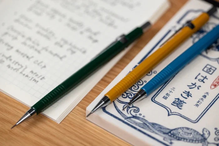 PENTEL P200 SHARP AUTOMATIC MECHANICAL PENCIL P209-G 0.9MM -YELLOW BODY (1PC BOX) - Image 7