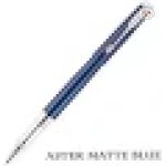 parker aster Matte black gold trim roller ball pen with free SKY BLUE LARGE notebook - Image 3