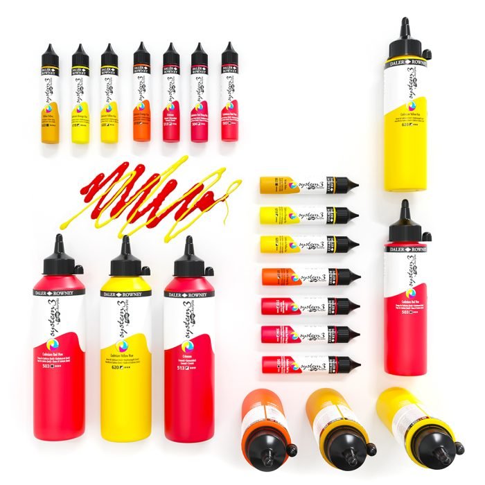 Daler Rowney System3 Fluid Acrylics COLOUR 29.5ml - Image 3