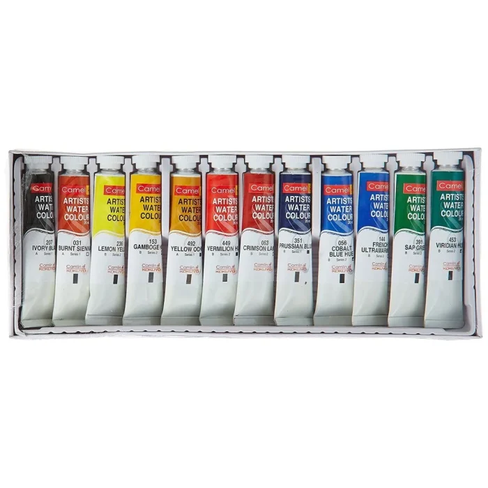 CAMEL ARTIST'S WATERCOLOUR - 12 TUBES OF 20ML - Image 2